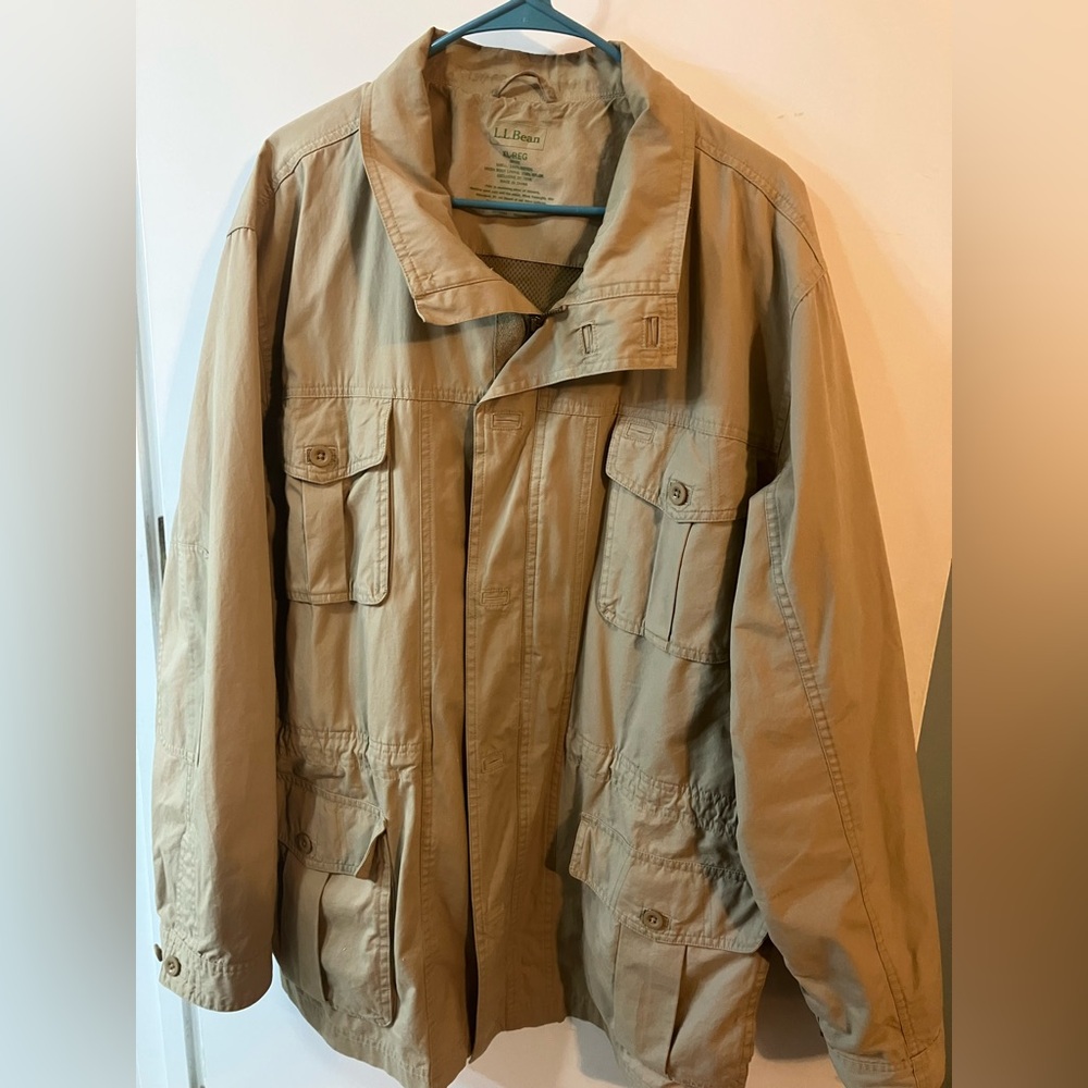 L.L. Bean Utility Field Jacket – Tan / Khaki – Men’s XL Regular